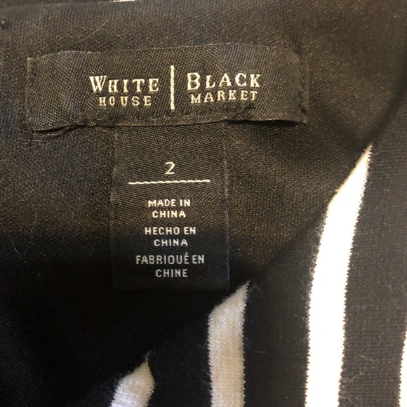 White House Black Market Striped Dress - Picture 2 of 4